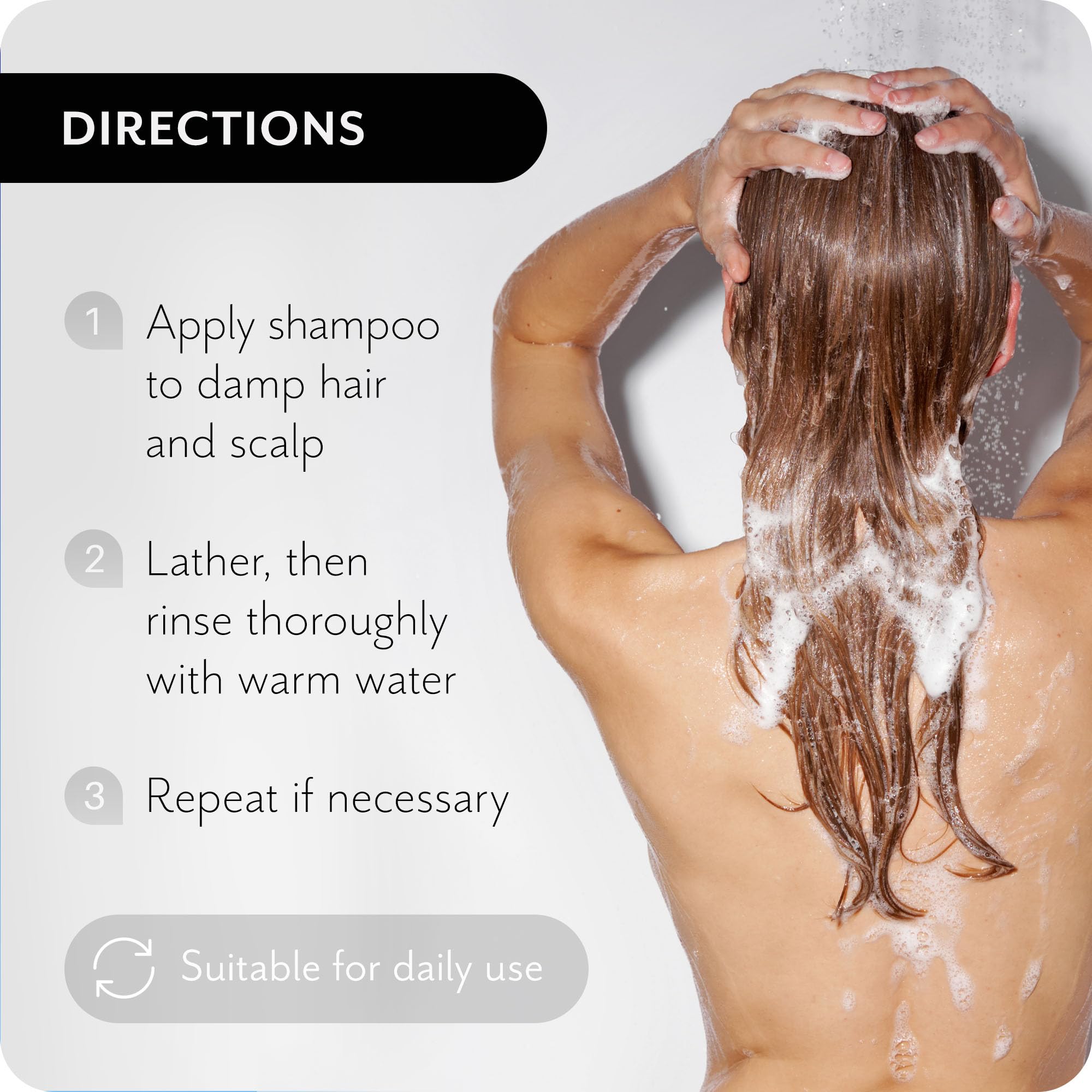 Extra Hydrating Shampoo - Daily Cleansing and Moisturizing, Care for All Hair Types - Coarse Curly Dry Hairs, for Women Men, Vegan, 9.47 fl oz